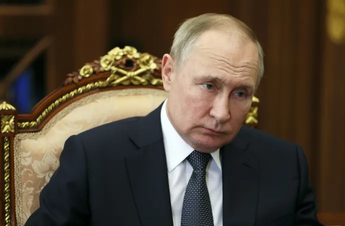 Putyin a Kremlben, 2022. decemberben – Fotó: Mikhail Metzel / AFP