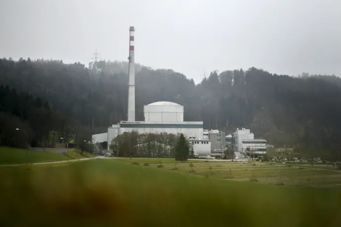 A mühlebergi atomerőmű 2016-ban – Fotó: Fabrice Coffrini / AFP
