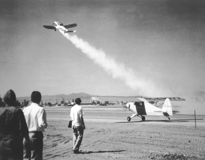 Az első sikeres JATO-repülés 1941. augusztus 12-én – Fotó: Wikipedia
