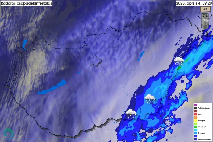 Kitesz magáért a szeszélyes április: esik a hó a délkeleti országrészben