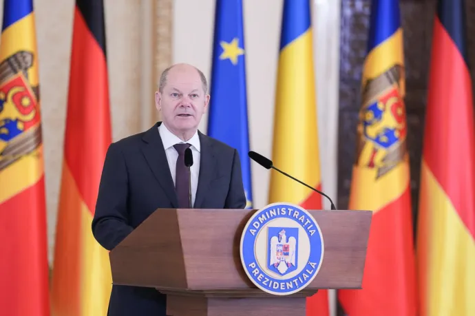 Miről tárgyalt Olaf Scholz Bukarestben?