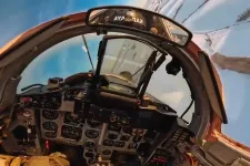 Így néz ki az ukrajnai táj egy vadászpilóta szemszögéből