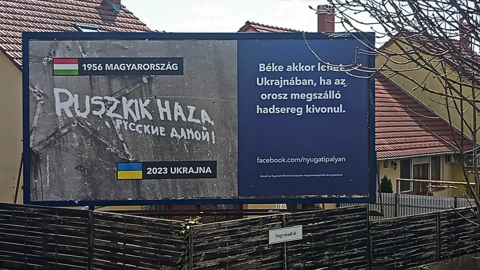 „Ruszkik, haza!” – ellen-plakátkampányt indított a Nyugati Pályán nevű csoport amerikai pénzből