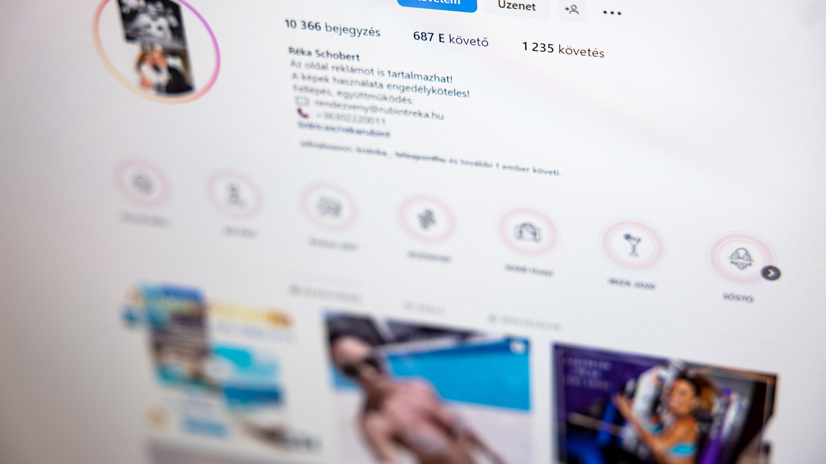 Rubint Rékának kétszázezer Instagram-követőt tojt a húsvéti nyuszi