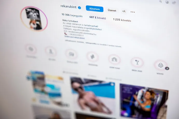 Rubint Rékának kétszázezer Instagram-követőt tojt a húsvéti nyuszi