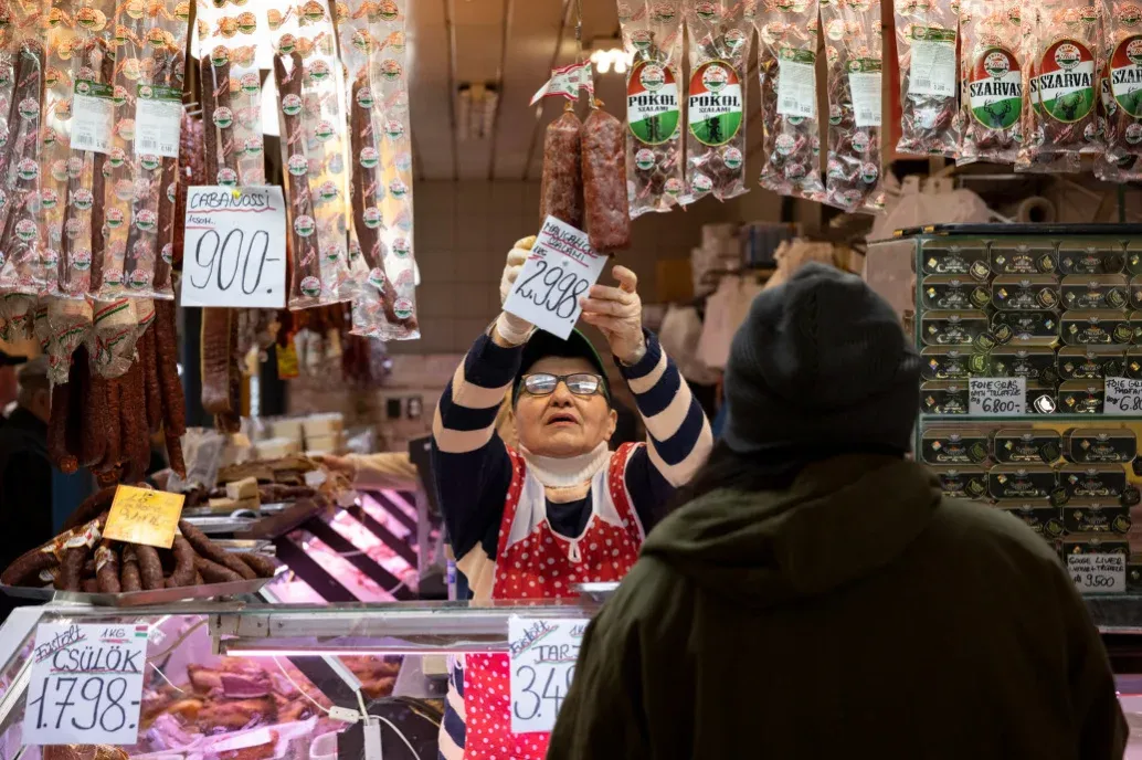 March inflation in Hungary at 25.2 percent