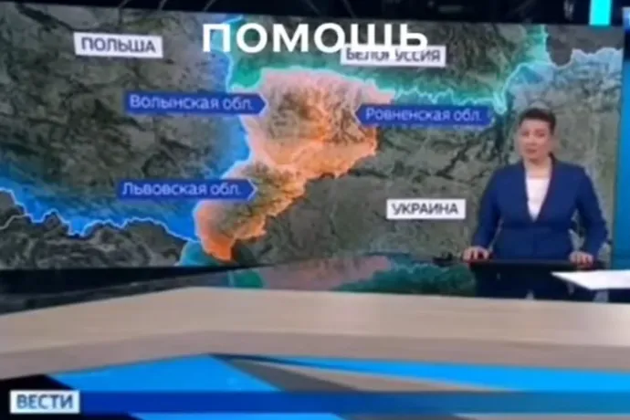 Orosz állami híradó: Zelenszkij átadja lengyeleknek Nyugat-Ukrajnát