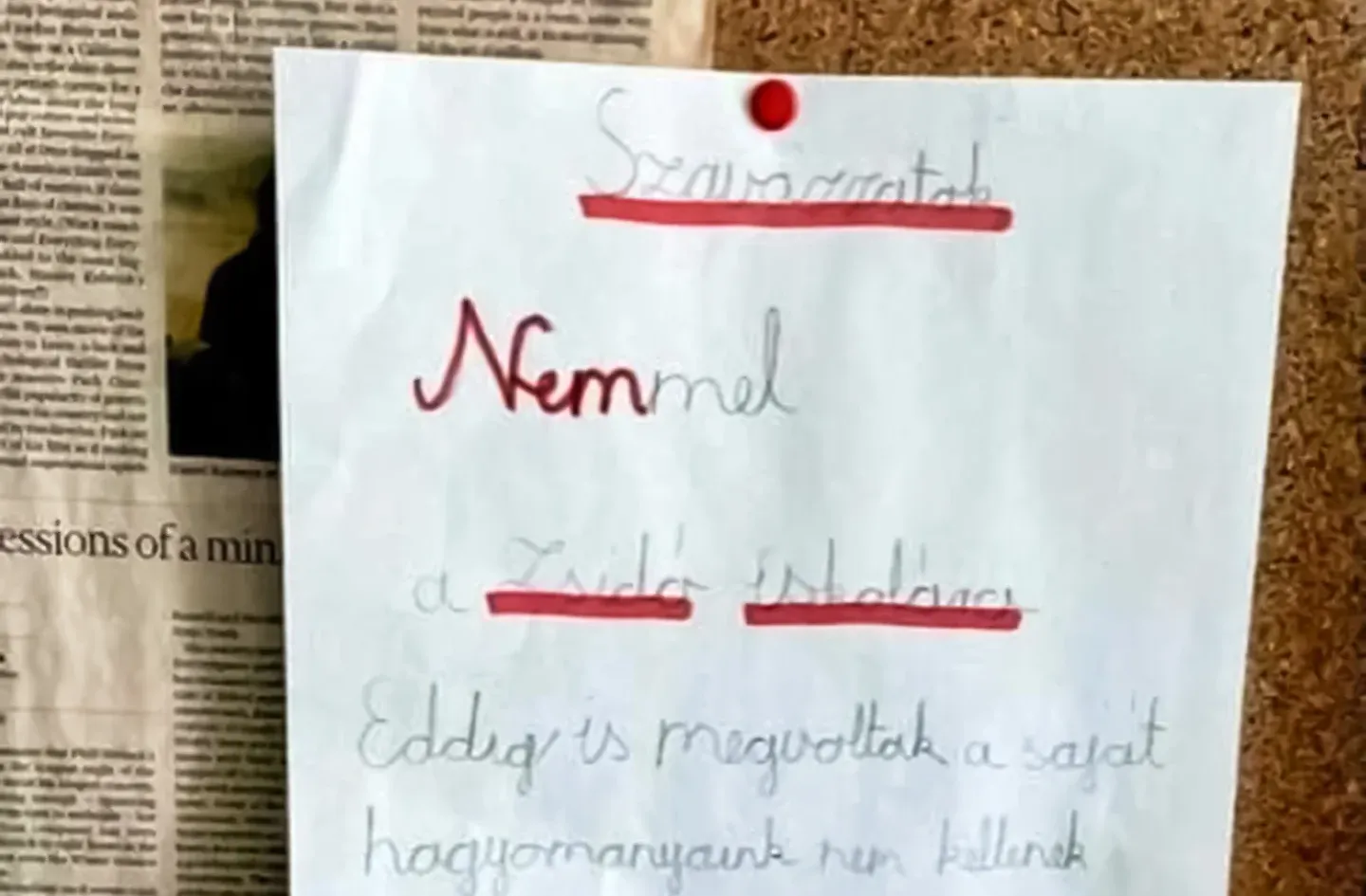 „Szavazzatok nemmel a zsidó iskolára” – súlyos indulatokat váltott ki egy újlipótvárosi iskola zsidó hitközséghez kerülése