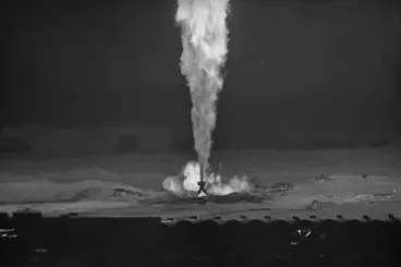 A szovjetek a hidegháború idején atombombával oltották el a lángoló gázmezők tüzét