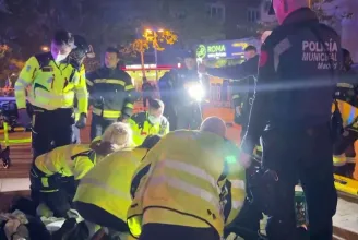 Ketten meghaltak, tízen megsérültek egy madridi étteremtűzben