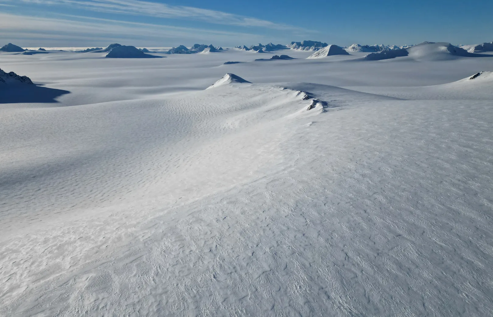 A Holtedahlfonna jégmező 1100 méterrel a tengerszint felett – Fotó: Lisi Niesner / Reuters