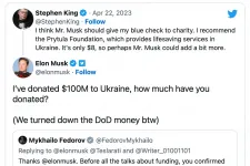 Volt egy kis villongás Stephen King és Elon Musk között a Twitteren