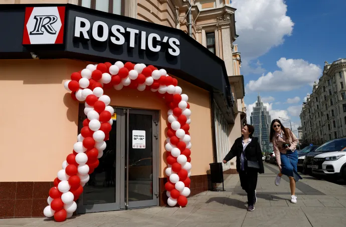 Az első Rosztics étterem Moszkvában – Fotó: Maxim Shemetov/Reuters