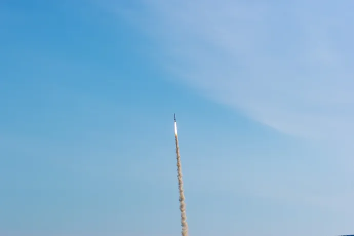A svéd Texus–58 kísérleti rakéta – Fotó: Mattias Forsberg / SSC