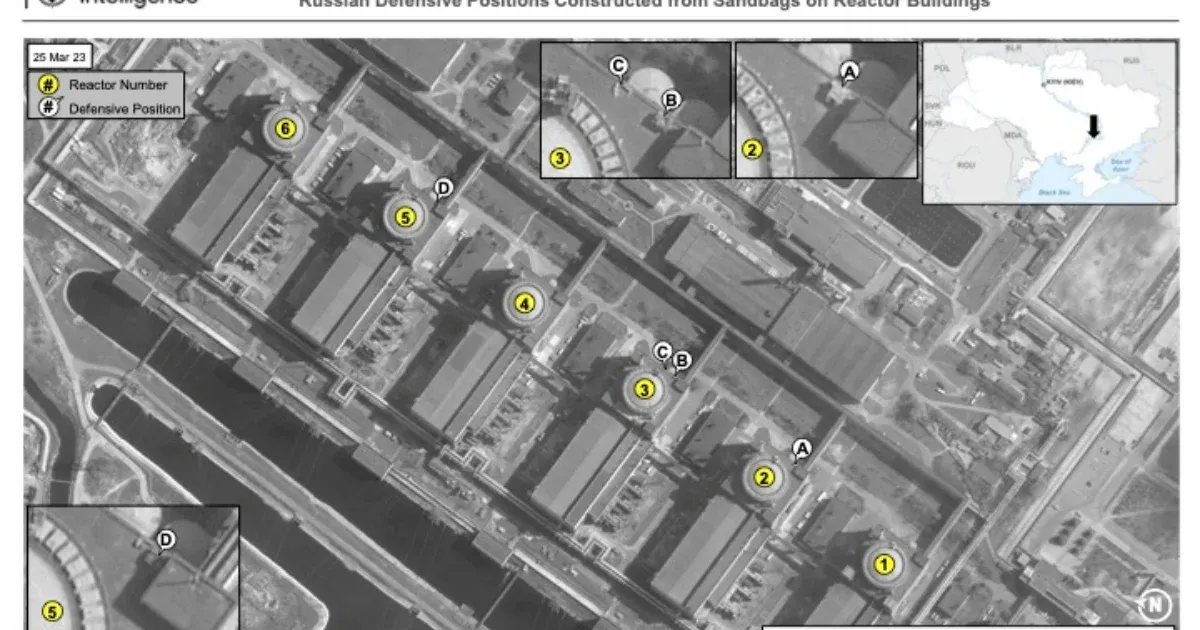 Brit hírszerzés: Az oroszok harcállásokat építettek ki a zaporizzsjai atomerőmű reaktorainak tetején