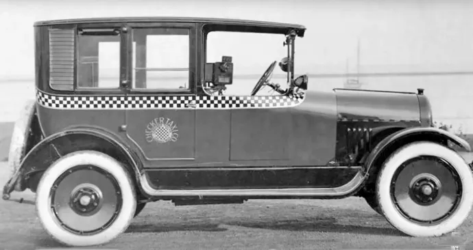 Egy Checker taxi – Forrás: Chicagology