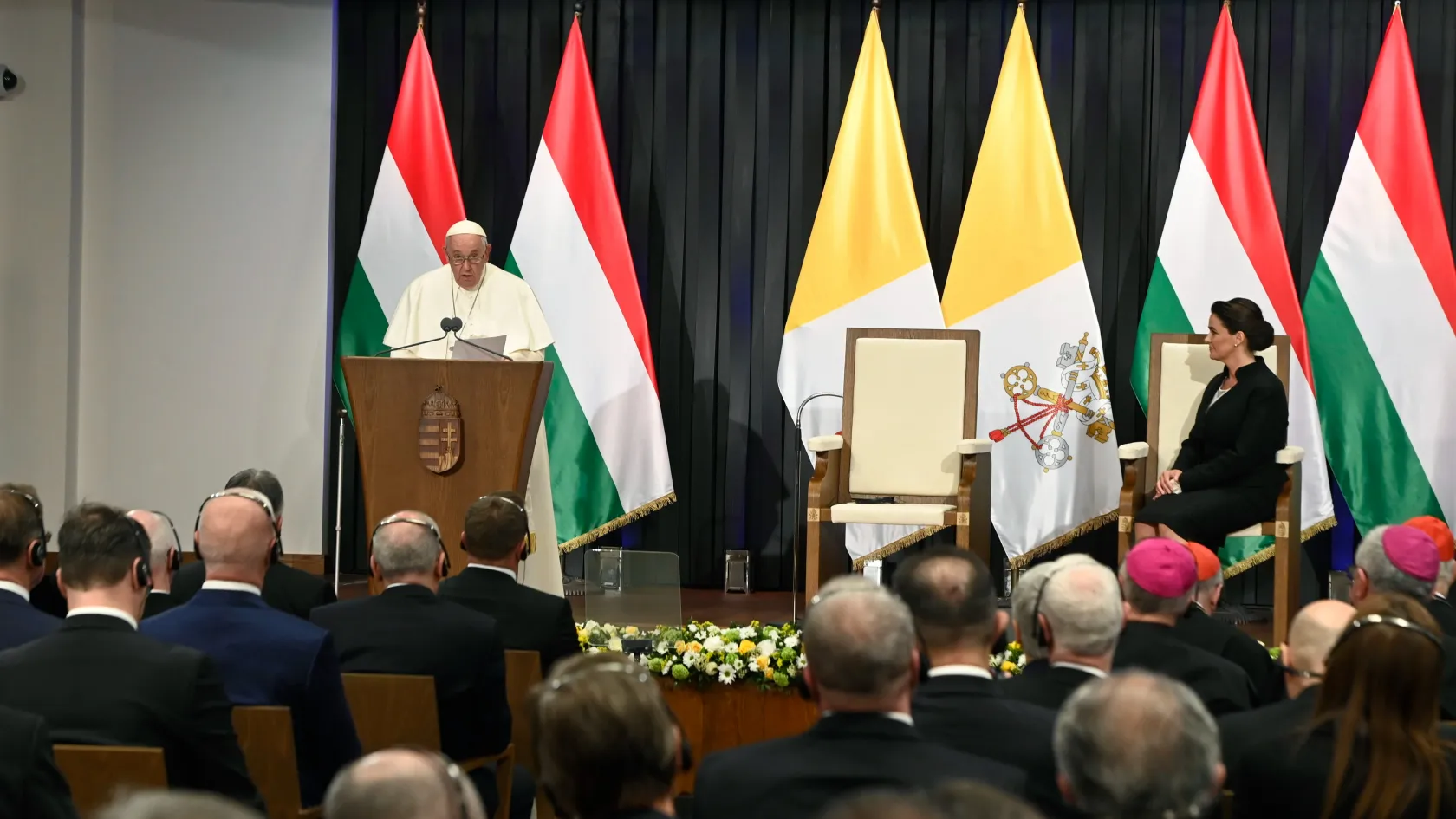 Szent István intelmeit idézte beszédében Ferenc pápa