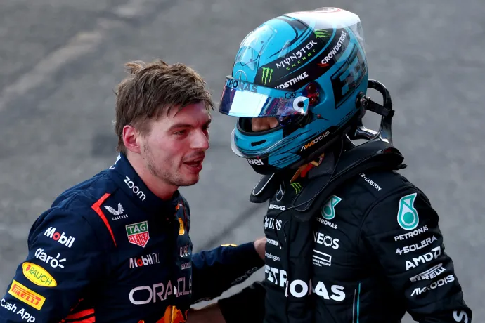 Pérez nyerte a bakui sprintfutamot, Verstappen Russell-lel balhézott