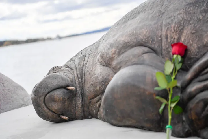 Freya szobrát 2023. április 29-én leplezték le Oslóban – Fotó: Annika Byrde / NTB / Reuters