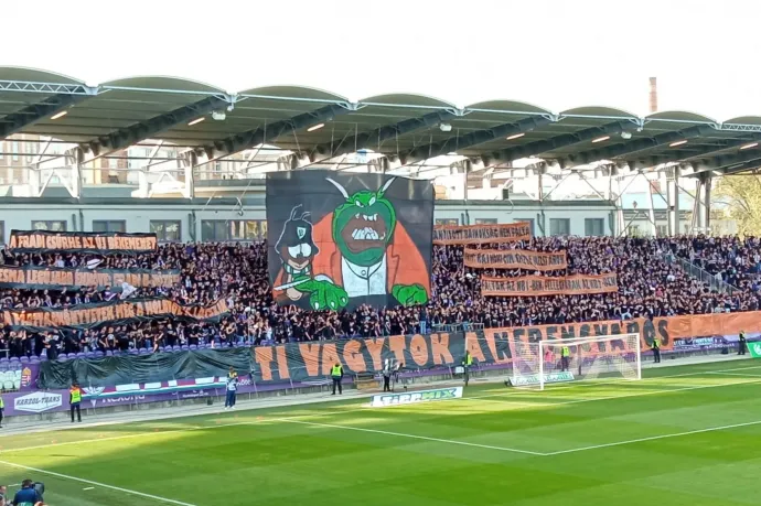 „Ti vagytok a Nerencváros” – újpesti szurkolók üzentek a Fradi B-középnek