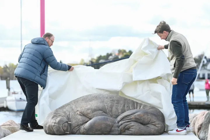 Freya szobrát 2023. április 29-én leplezték le Oslóban – Fotó: Annika Byrde / NTB / Reuters