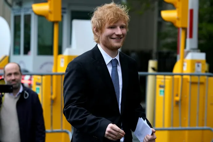 Ed Sheeran megnyerte a pert, kimondták, hogy nem másolta le Marvin Gaye számát