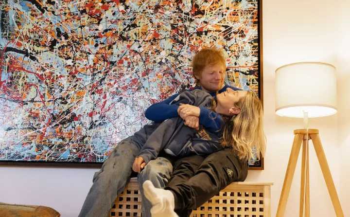 Ed Sheeran és felesége, Cherry Seaborn – Fotó: Sofi Adams / Disney+