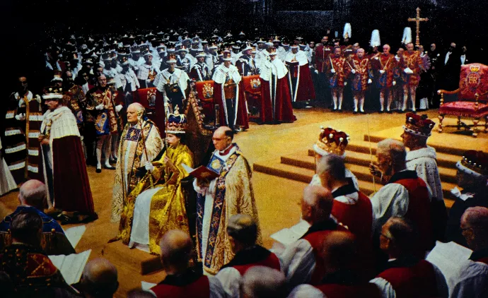 II. Erzsébet királynő koronázása 70 évvel ezelőtt – Fotó: Universal History Archive / Universal Images Group / Getty Images