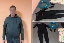 Békaemberként álcázva akart beúszni Ororszországba egy szlovák férfi. Nem sikerült neki.