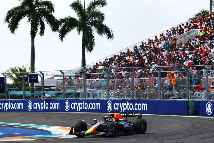 Demoralizáló, ahogy Verstappen a 9. helyről agyonverte a mezőnyt a Miami Nagydíjon