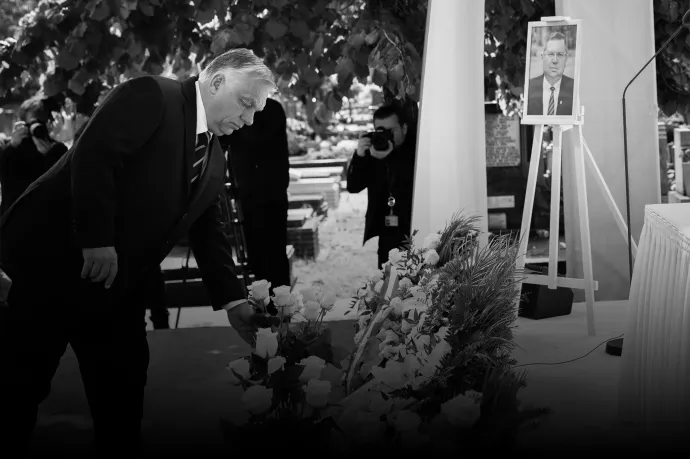 Szájer József, Novák Katalin és a Fidesz több vezető politikusa is ott volt Orbánnal Bajkai István temetésén