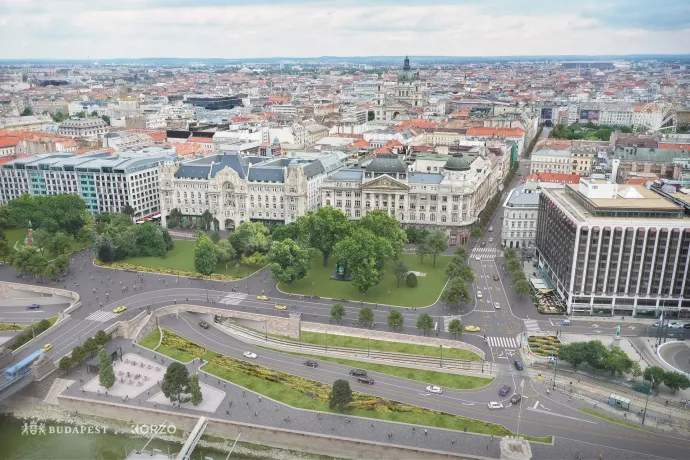 A Széchenyi tér látványterve – Forrás: Korzó Stúdió