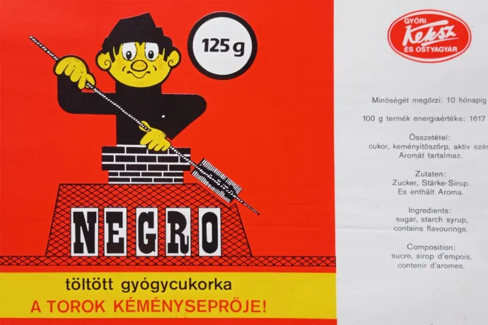 A győri Negró csomagolása a 80-as évek második felében – Fotó: Horváth Emil archívuma