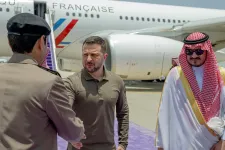 Szaúd-Arábiába utazott Volodimir Zelenszkij