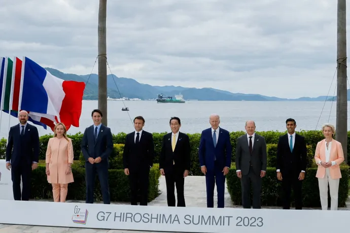 A G7 vezetői elítélik Oroszország „brutális háborúját”, és békét sürgetnek