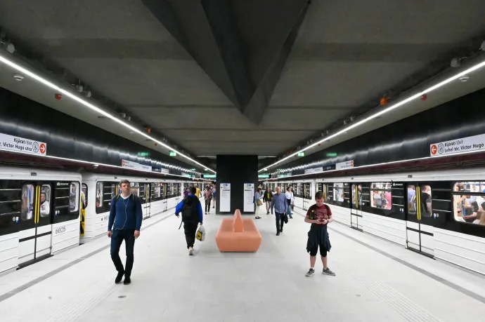 A Lehel téri megálló – Fotó: Melegh Noémi Napsugár / Telex