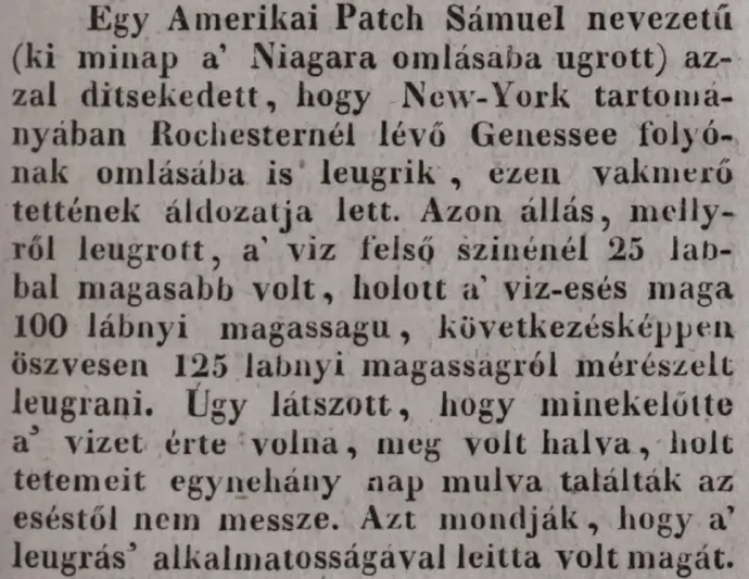 Forrás: Hasznos Mulatságok, 1830. 1. félév (3. szám) / Arcanum Digitális Tudománytár