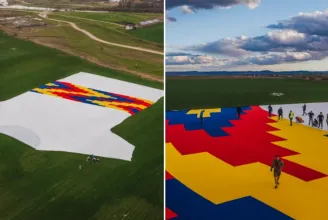 Romániában készítették el a világ legnagyobb pólóját