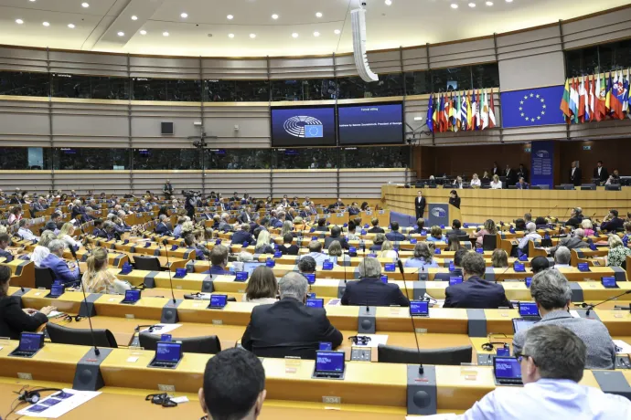 The plenary session of the European Parliament on 31 May, 2023 – Photo: Alexis Haulot / European Parliament