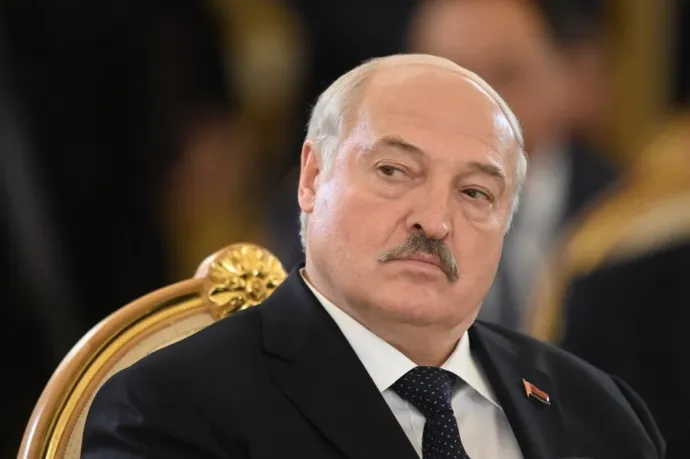 Alekszandr Lukasenko Moszkvában 2023. május 25-én – Fotó: Ilya Pitalev / Sputnik / AFP