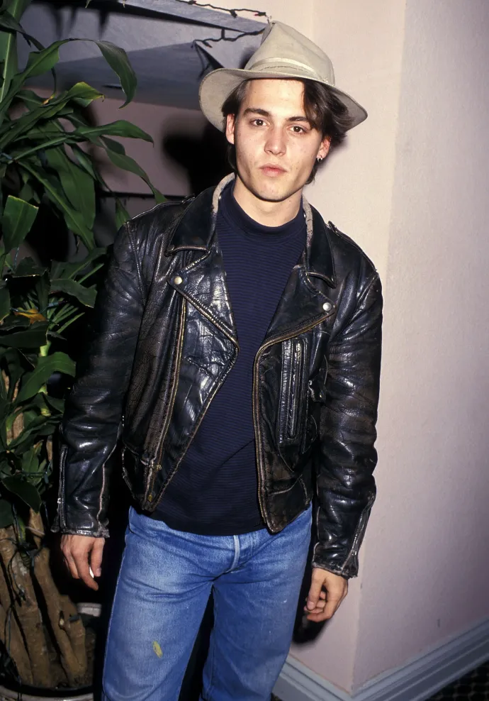 Johnny Depp egy tévéműsorhoz kapcsolódó eseményen 1987-ben – Fotó: Ron Galella, Ltd. / Getty Images