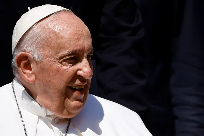 Ferenc pápa a Szent Péter téren Fotó: Yara Nardi / Reuters