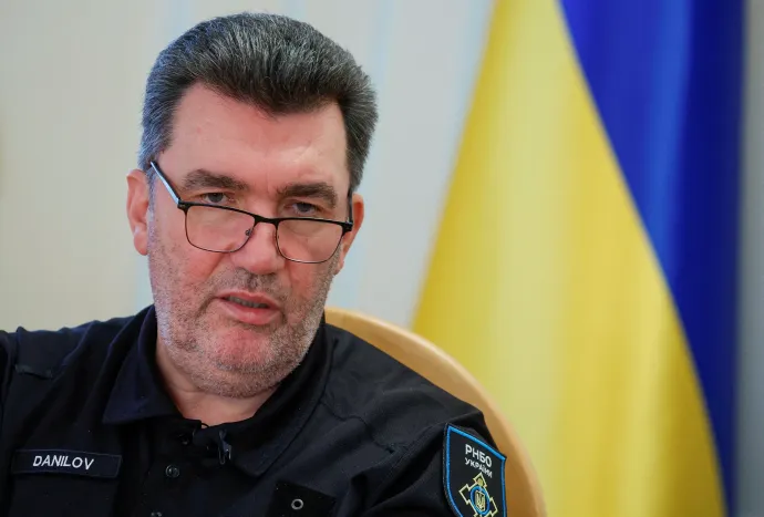 Olekszij Danilov, az ukrán Biztonsági és Védelmi Tanács titkára – Fotó: Valentyn Ogirenko / Reuters