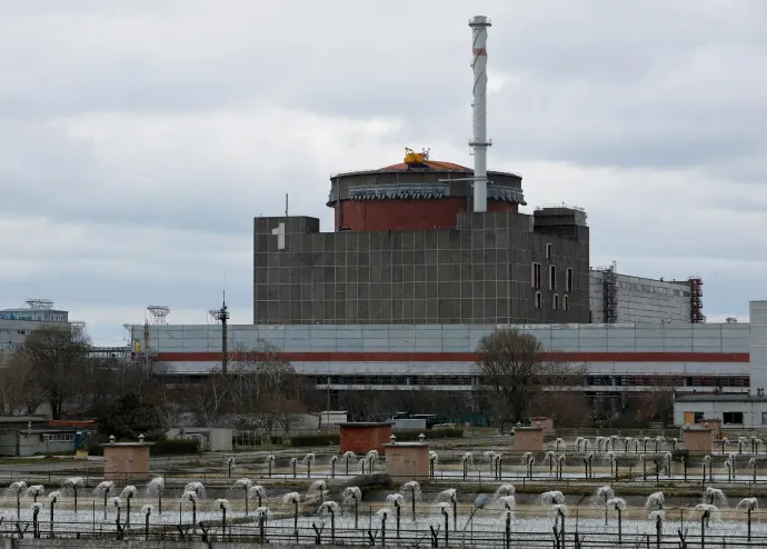 A Zaporizzsjai Atomerőmű 2023. március 29-én – Fotó: Alexander Ermochenko / Reuters