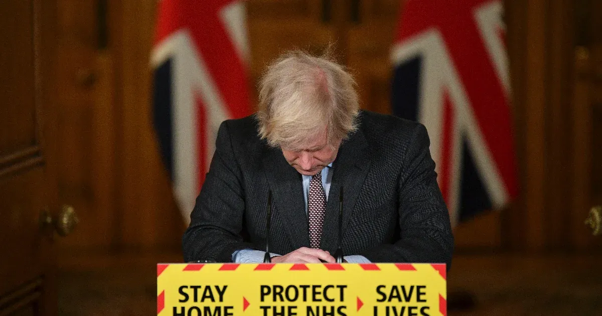 The House of Commons in London approved the report condemning Boris Johnson by a large majority