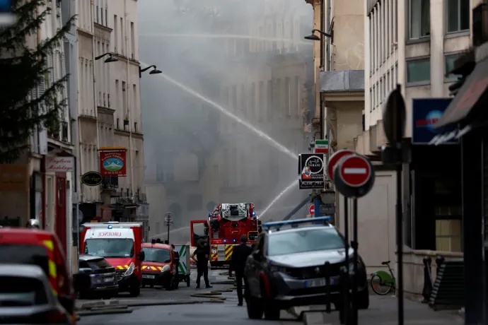 Gázrobbanás történt Párizs belvárosban, 25-re emelkedett a sérültek száma