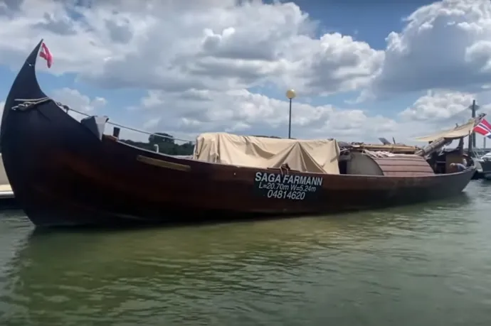 Viking hajó köt ki szombaton a Bem térnél