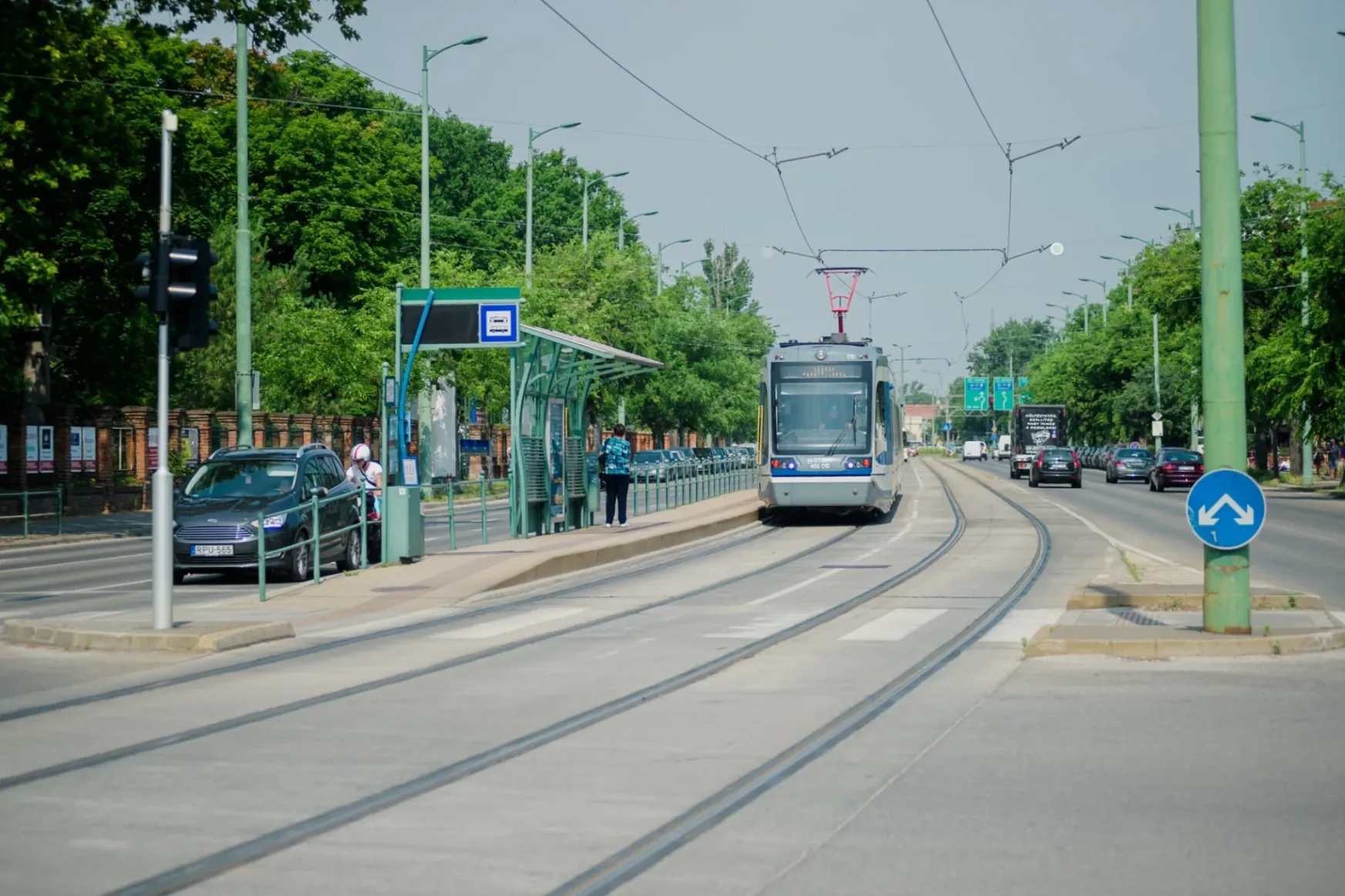 A tram-traineket gyártó cég mérnökének autójába csapódott bele egy tram-train Szegeden
