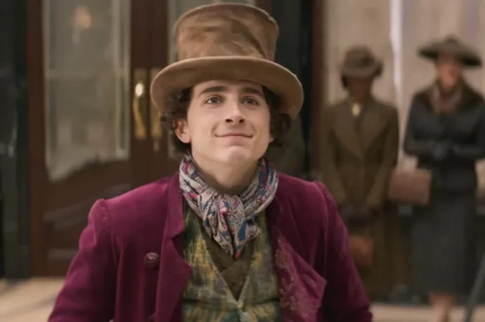 Timothée Chalamet dilinyós egy Willy Wonka lett