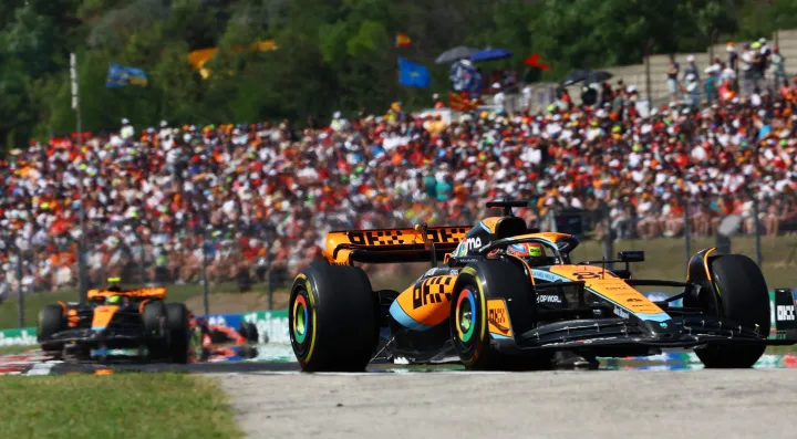 A McLarenek a Hungaroringen is remekül versenyeztek – Fotó: Bernadett Szabo / Reuters